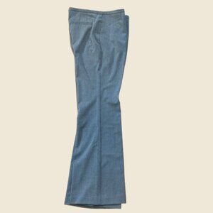 Chico's Gray Trousers Flare Mid-Rise Career Professional 1.5 (Chico's), sz 10